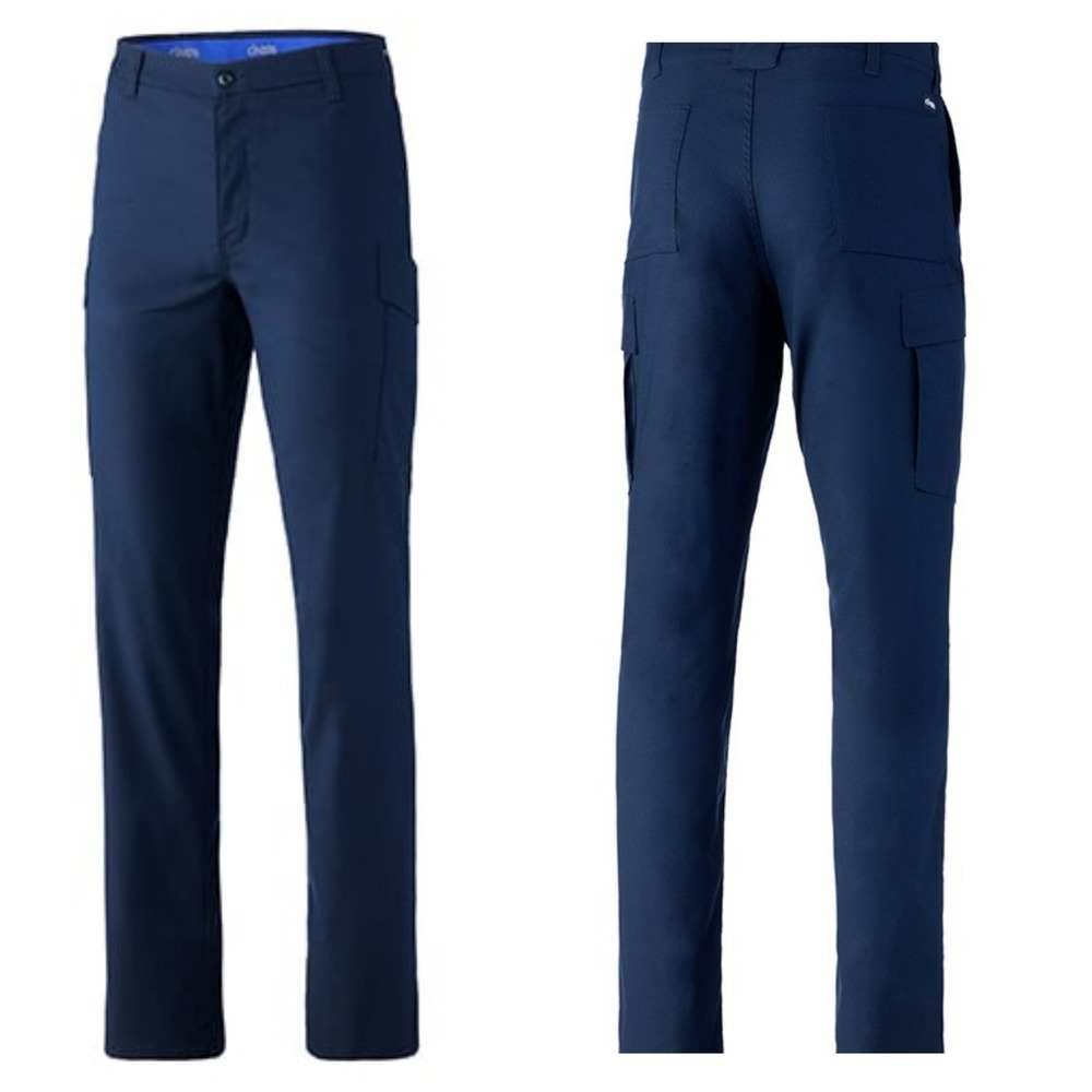 Lot 2-Cintas Comfort‎ Flex Pro Navy Blue Cargo Pants Size 48/36 Workwear NWT